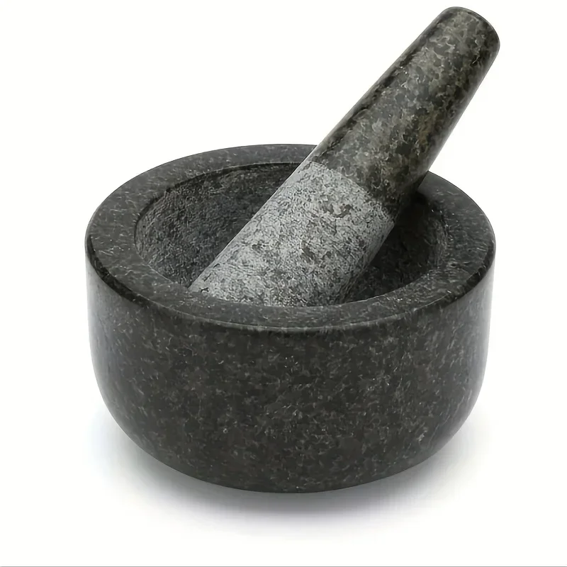 Mortar Pestle Granite - 모래와 막대, 허브 분쇄기, 아보카도 소스,