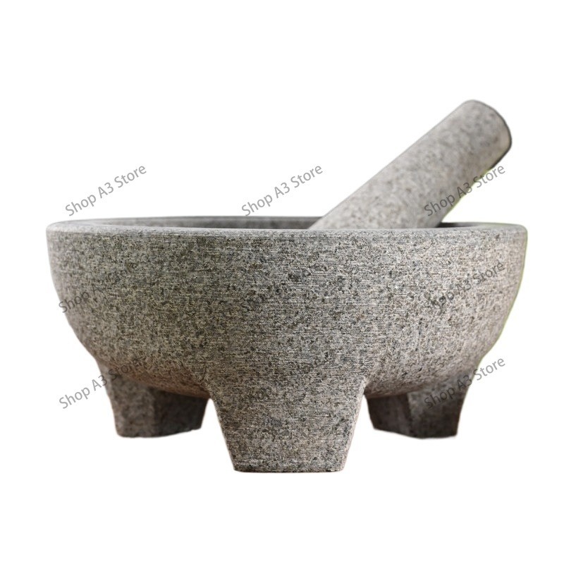 Mortar Pestle Granite - 천연석 화강암 재질의 향신료, 조미료, 페이스트,