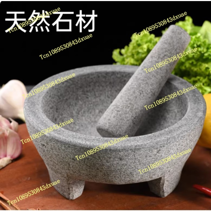 Mortar Pestle Granite - 천연 화강암 절구와 막대, 향신료, 조미료,