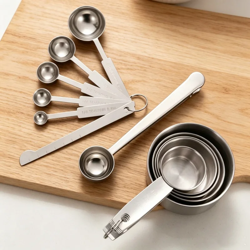 Home Cooking Supplies - 쌓을 수 있는 스테인레스 스틸 계량