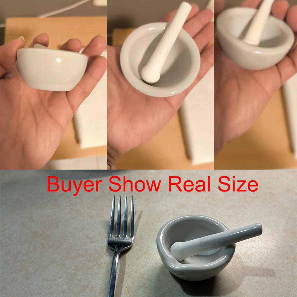 유봉 모르타르 그릇이 포함된 6ml 미니 밀 실제 도자 - Mortar Pestle Granite 리뷰 및 가격