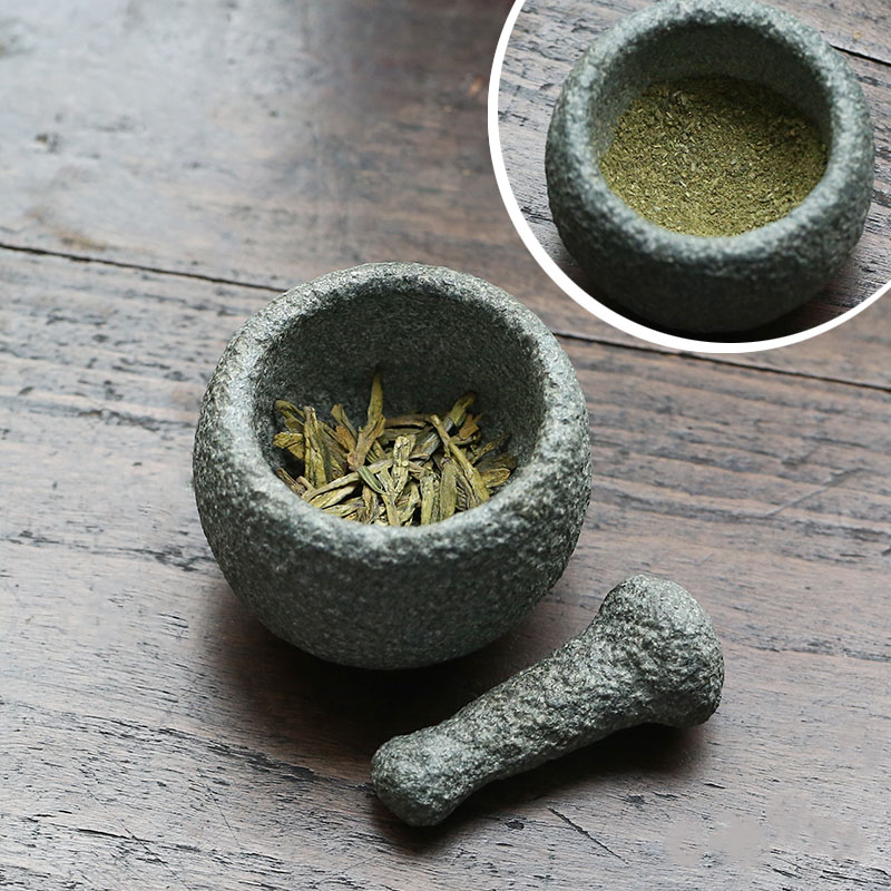 천연 화강암 절구 세트 수제 젠차 티펫 향신료 허브 분 - Mortar Pestle Granite 리뷰 및 가격