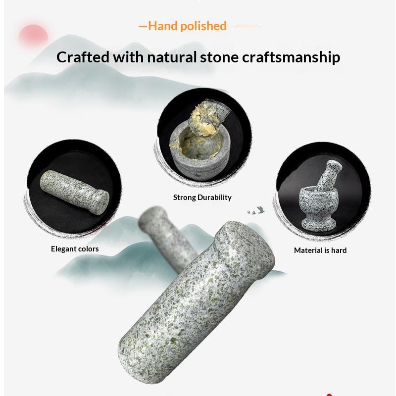 천연 화강암 절구와 절구봉, 고강도 광택 처리, 얼룩  - Mortar Pestle Granite 리뷰 및 가격