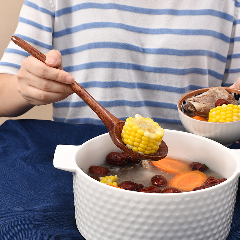 긴 손잡이 라면 나무 숟가락 일본식 주방 조리기구 식기 - Home Cooking Supplies 리뷰 및 가격