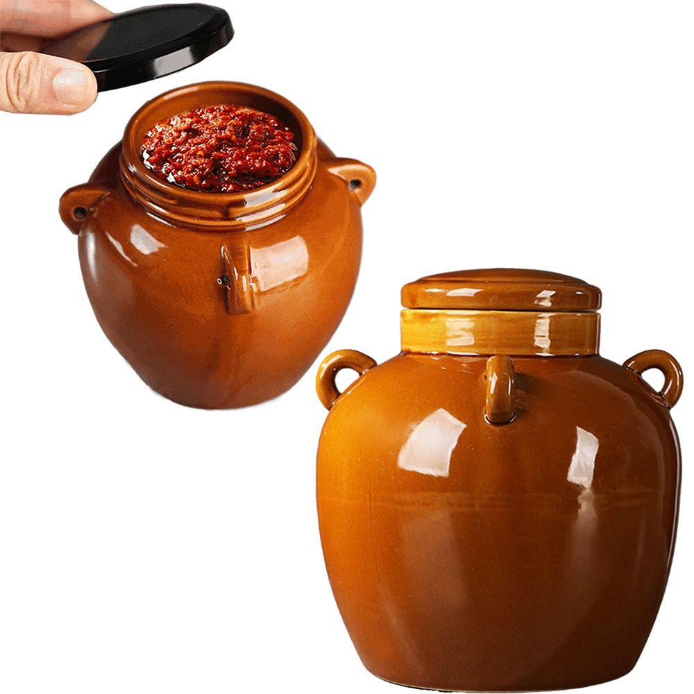 대용량 세라믹 피클 항아리 밀폐형 세라믹/메이슨 뚜껑  - Fermentation Crock 리뷰 및 가격