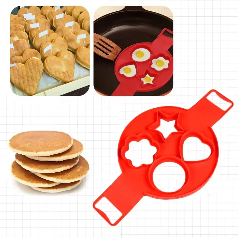 실리콘 계란찜기, 계란 프라이 모양틀, 논스틱 팬케이크 - Home Cooking Supplies 리뷰 및 가격