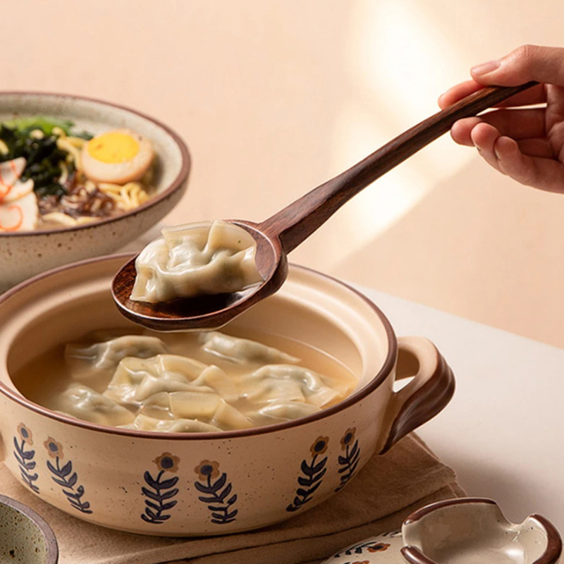 긴 손잡이 라면 나무 숟가락 일본식 주방 조리기구 식기 - Home Cooking Supplies 리뷰 및 가격