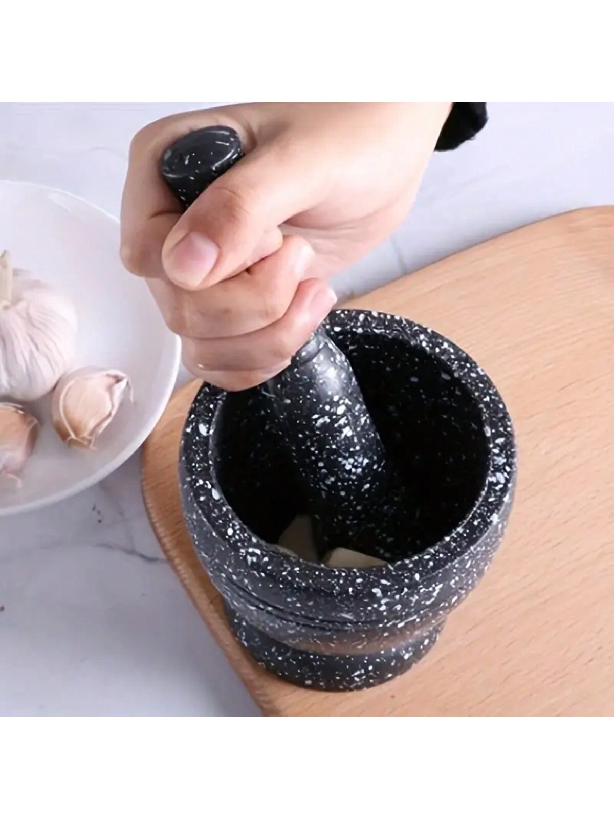 1개입 화강암 질감 마늘 프레스, 절구와 막자사발 세트 - Mortar Pestle Granite 리뷰 및 가격