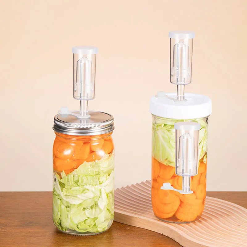 발효 키트, 입구가 넓은 메이슨 자(병) 절임용 사워크 - Fermentation Crock 리뷰 및 가격