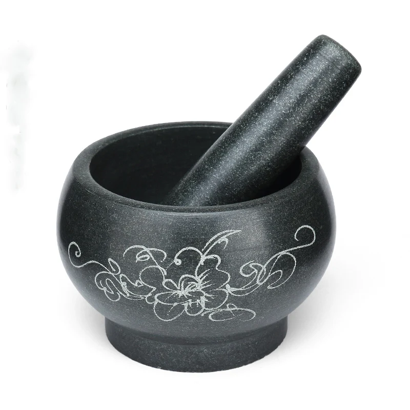 천연 화강암 절구통 및 페슬 세트, 향신료, 땅콩, 쌀 - Mortar Pestle Granite 리뷰 및 가격