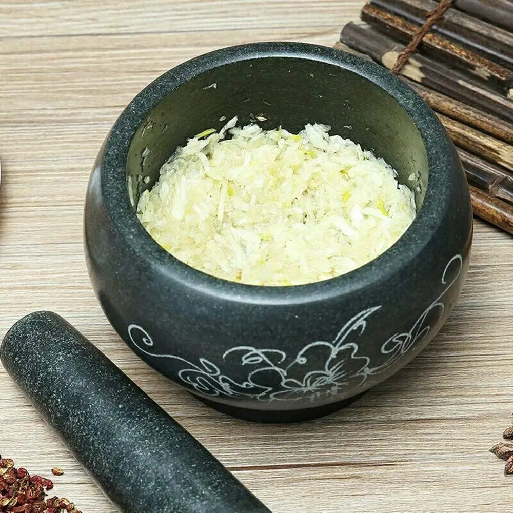 천연 화강암 절구통 및 페슬 세트, 향신료, 땅콩, 쌀 - Mortar Pestle Granite 리뷰 및 가격